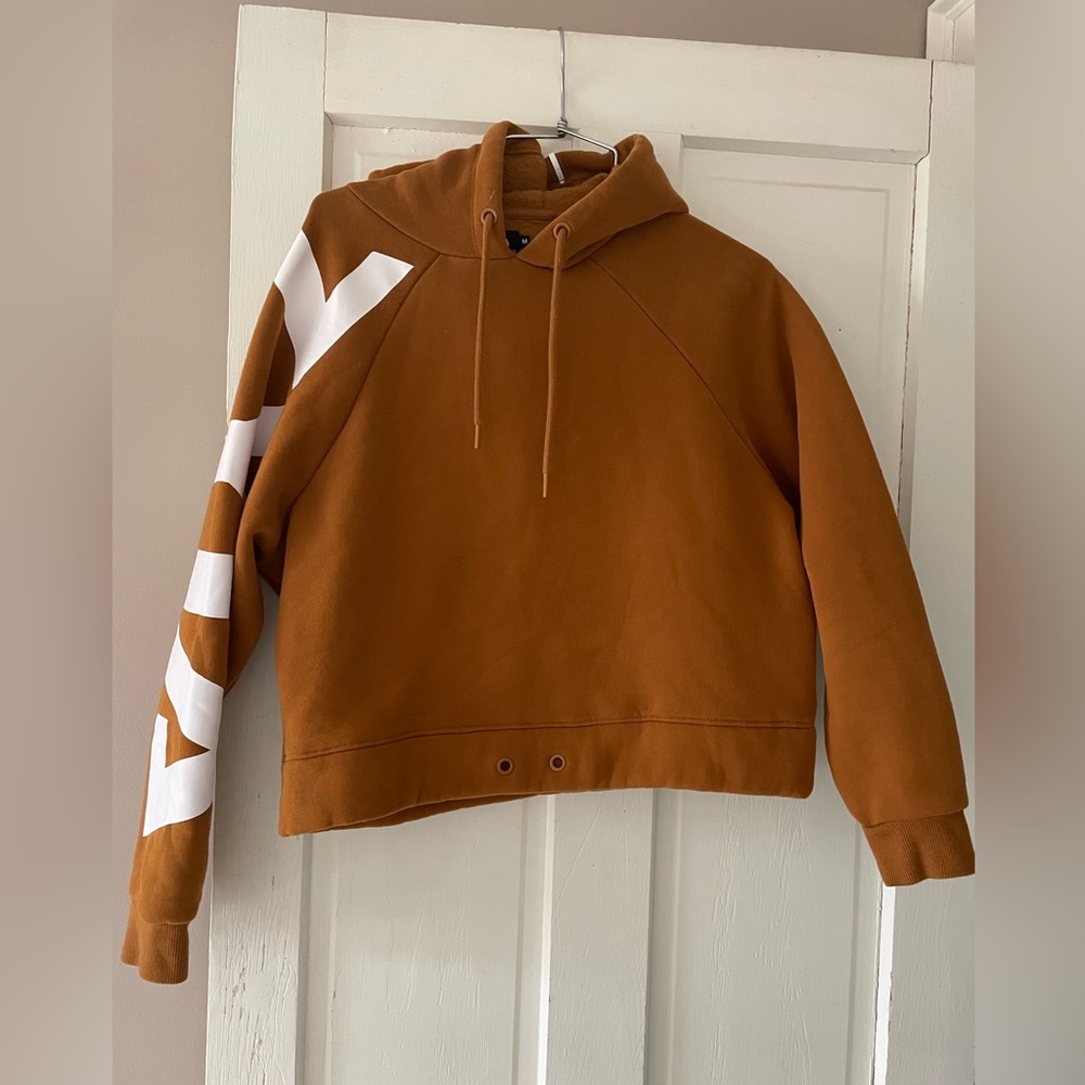 ZYIA crop signature hoodie